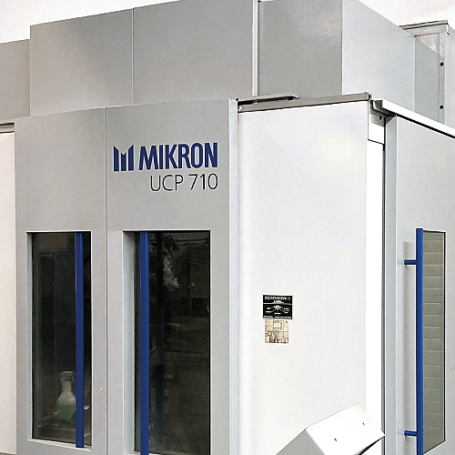 5-axis portal milling machine from Mikron for manufacturing precision parts