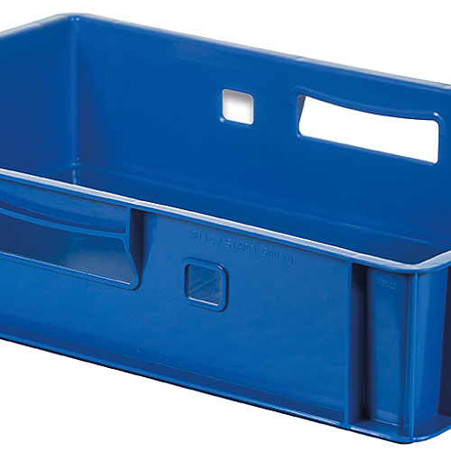EURO meat container E1, blue