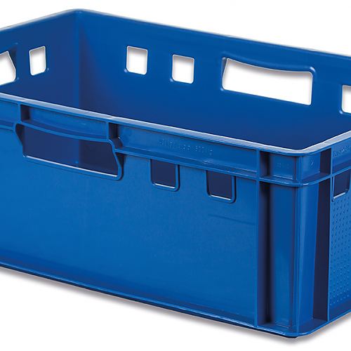 EURO meat container E2, blue