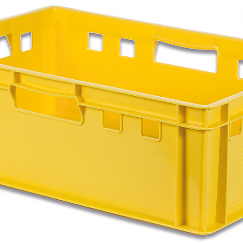 EURO meat container E2, yellow