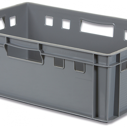 EURO meat container E2, gray