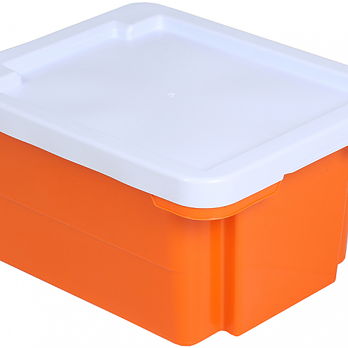 Stack & nest container with cover
